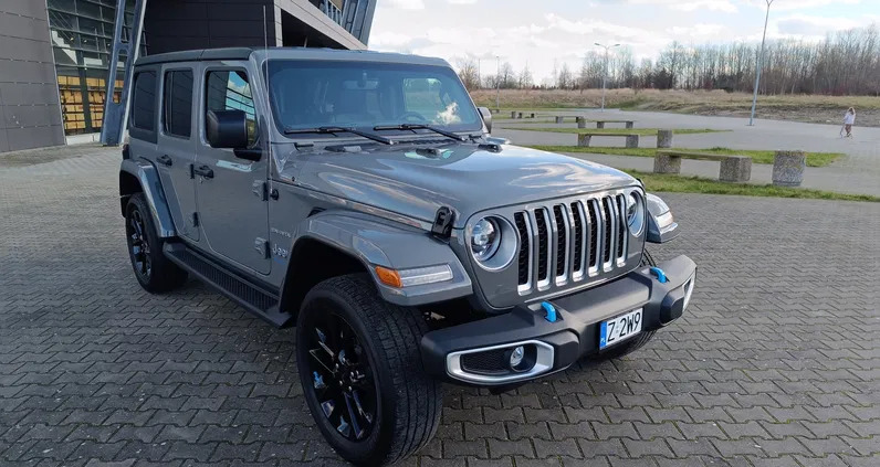 samochody osobowe Jeep Wrangler cena 285000 przebieg: 15500, rok produkcji 2023 z Koszalin